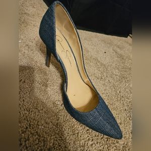 Jessica Simpson side cut out heels